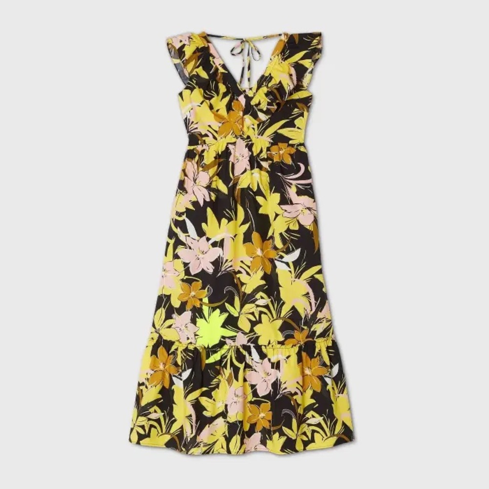 Who What Wear Floral Maxi Dress - Picture 3 of 6